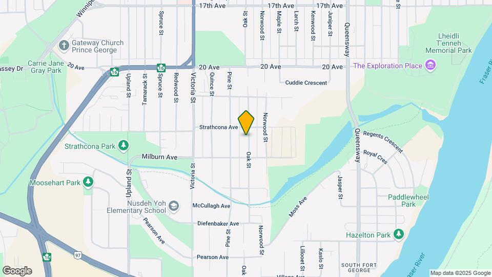 2225 Oak St Map and Location Details
