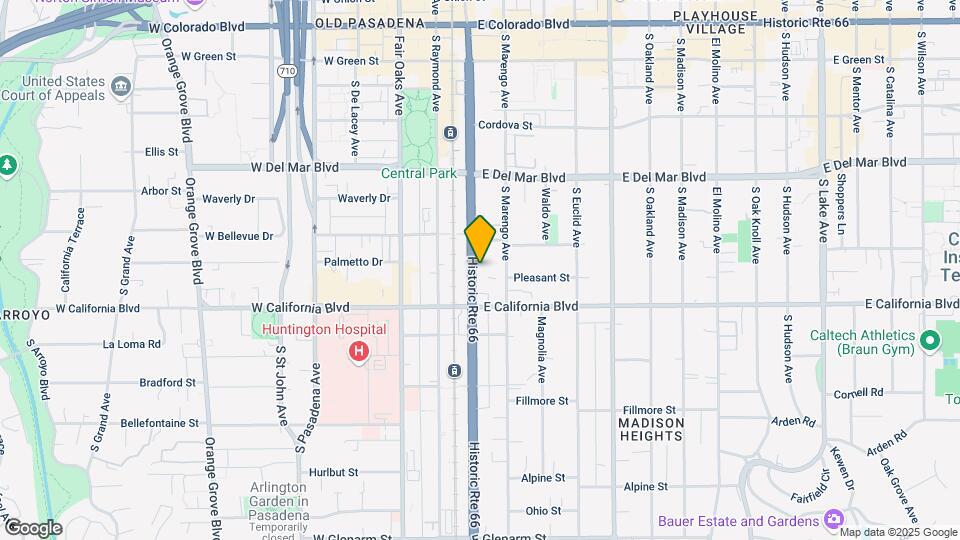 482 S Arroyo Pkwy Map and Location Details