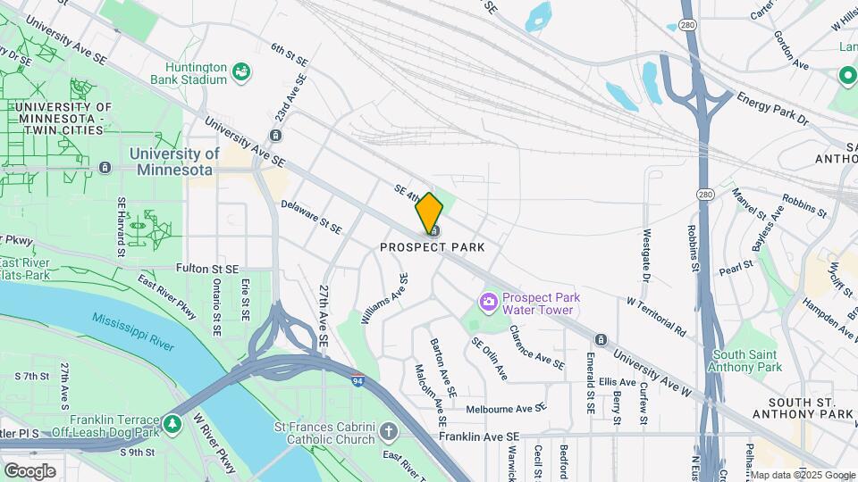 2909 University Ave SE Map and Location Details