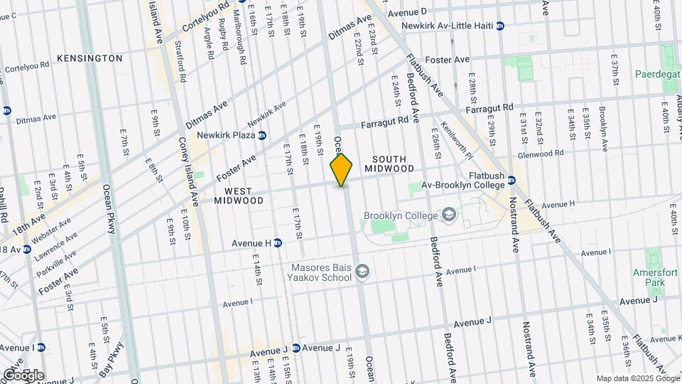 1220 Ocean Ave Mapa y Detalles de la Ubicación
