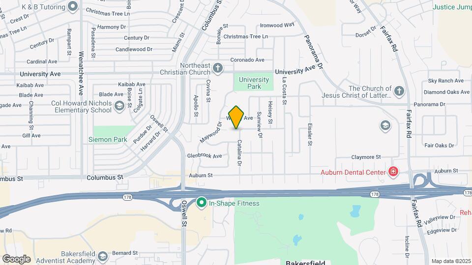 3012 Catalina Dr Map and Location Details