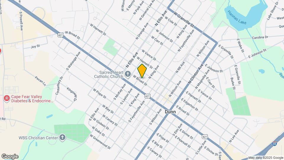 306 W Broad St Map and Location Details