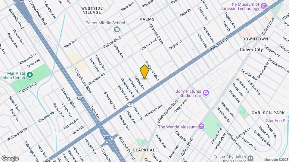 3741 Midvale Ave Mapa y Detalles de la Ubicación