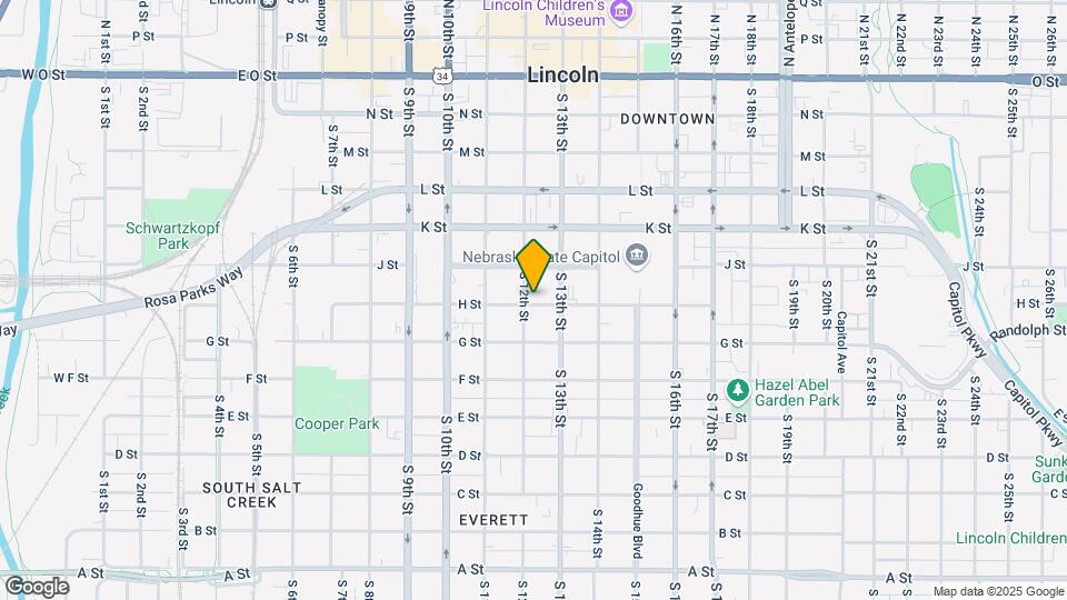 648 S 12th St Map and Location Details