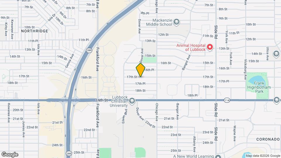 5523 17th St, Unit B Map and Location Details