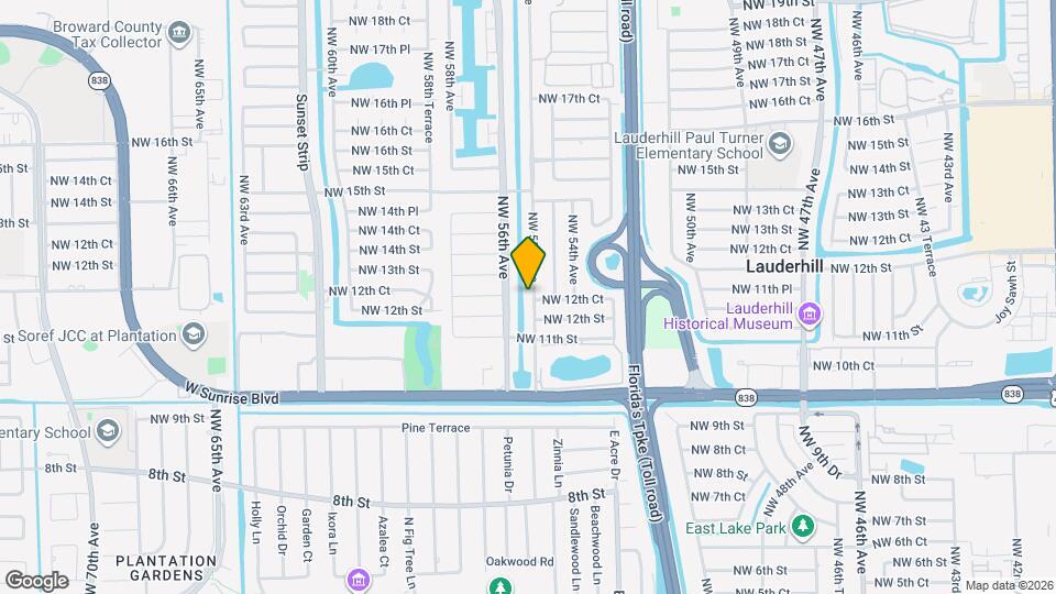 1247 NW 55th Ave Mapa y Detalles de la Ubicación