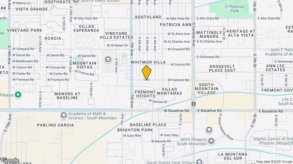 501 W Fremont Rd. Map and Location Details