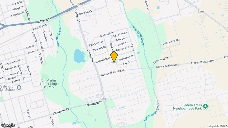 1622 Hazelwood St Map and Location Details