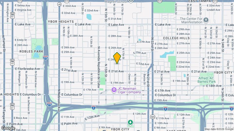 3012 Ybor St Map and Location Details