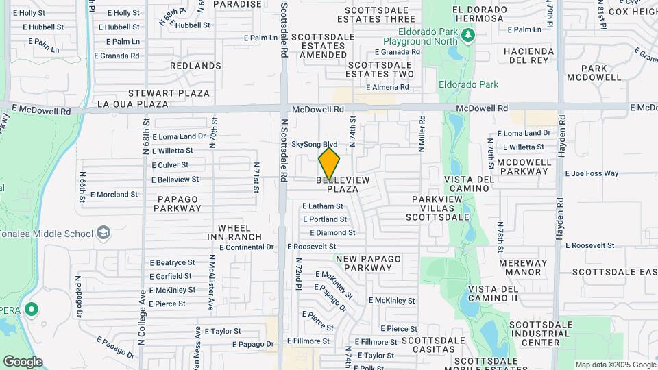 7304 E Belleview St Map and Location Details