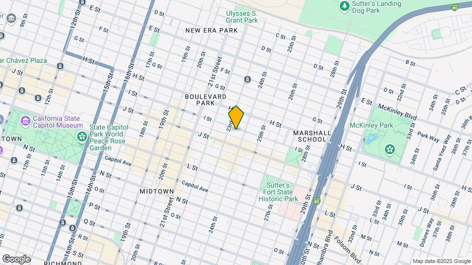 2312 I St Map and Location Details