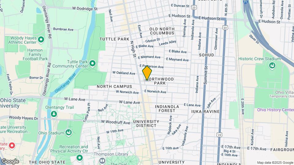 29 E Northwood Ave Map and Location Details