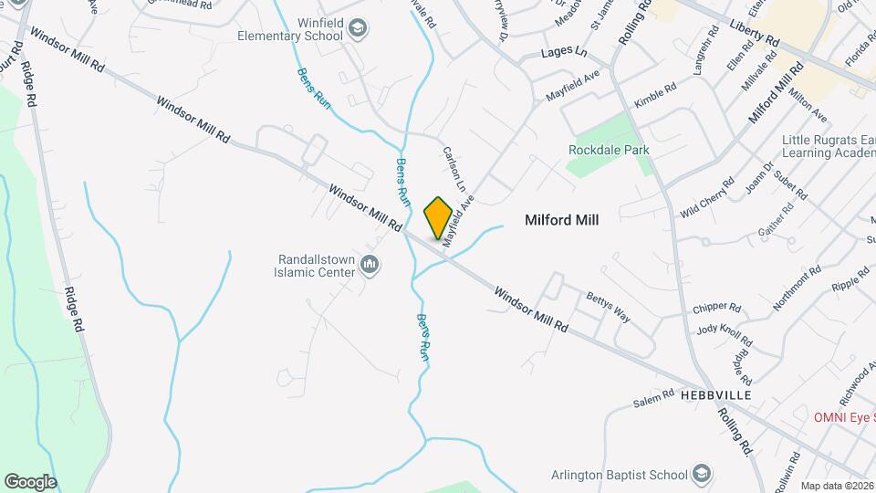 2900 Mayfield Ave Map and Location Details