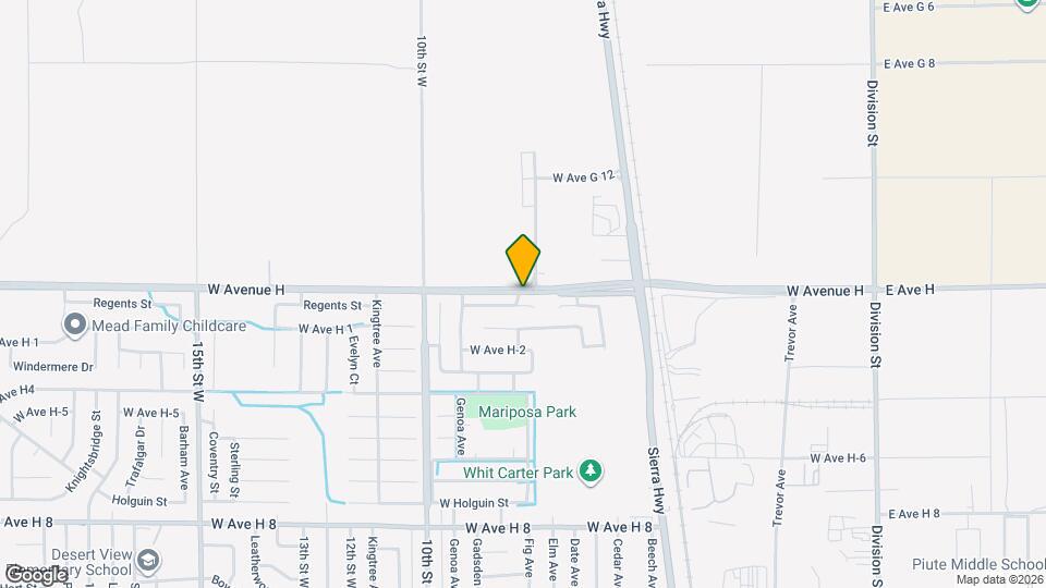 730 W Ave H-10 Map and Location Details