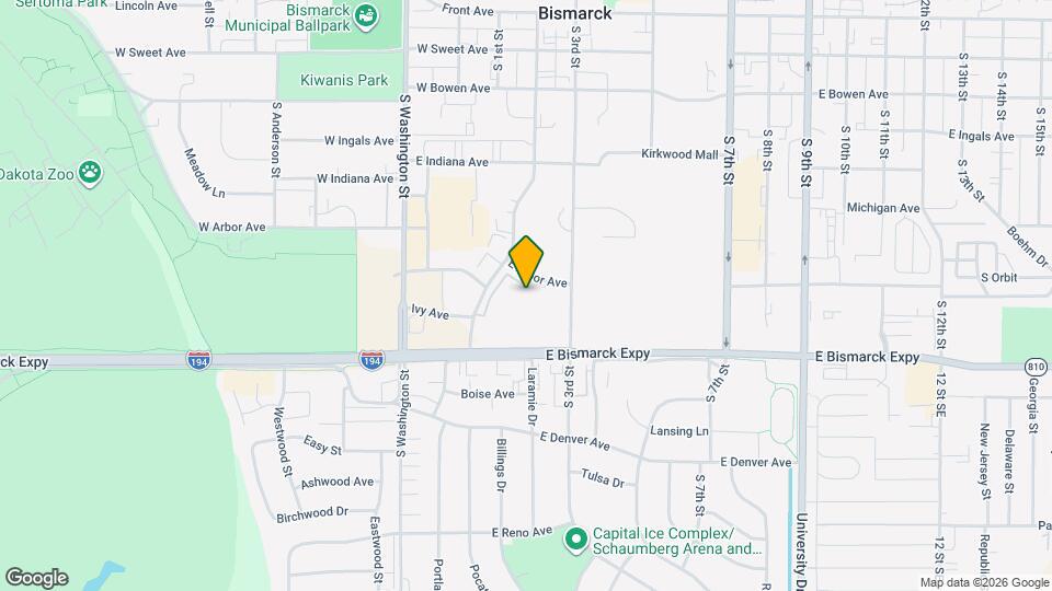 207 E Arbor Ave Mapa y Detalles de la Ubicación