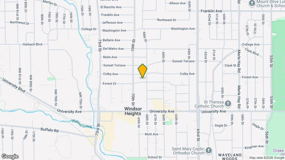 6807 Forest Ct Map and Location Details