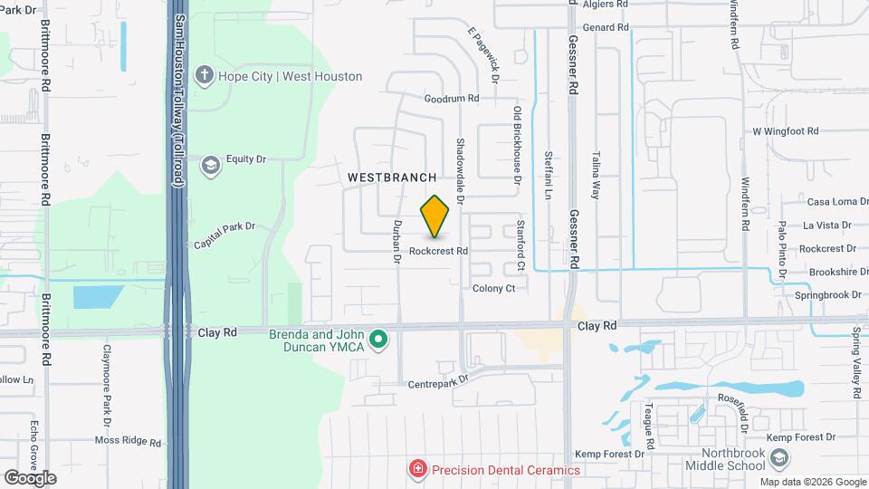 10422 Rockcrest Rd Map and Location Details