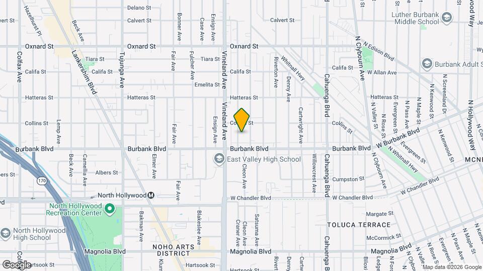 5630 Craner Ave Map and Location Details