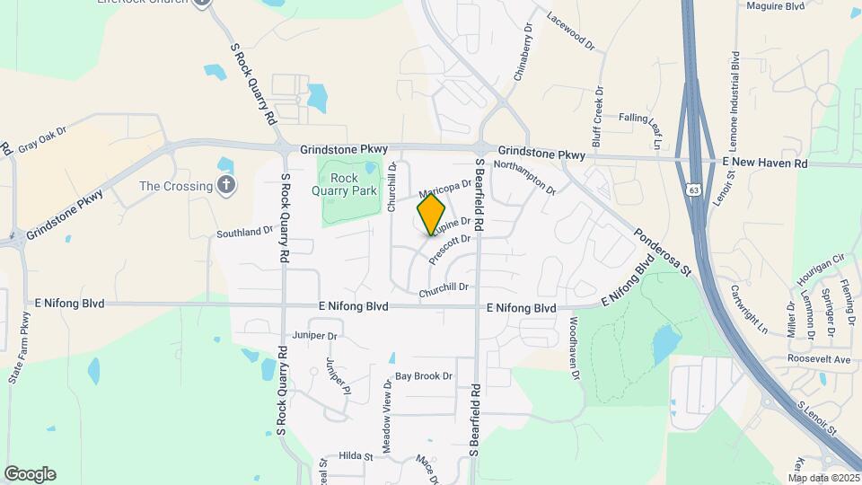 3628 Lupine Dr Map and Location Details