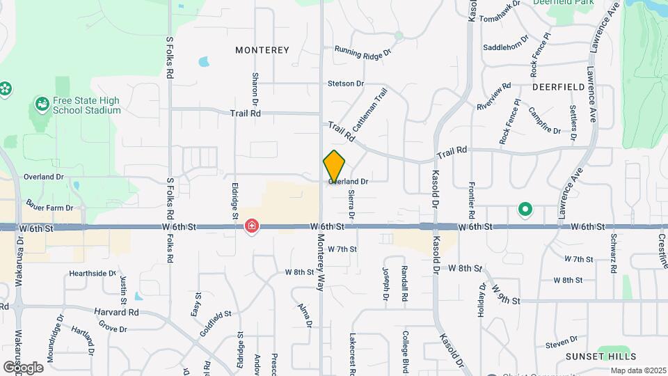 3811-3819 Overland Dr Map and Location Details