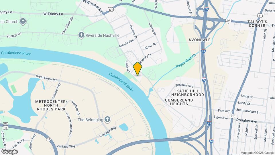 1519 Lock Rd Map and Location Details