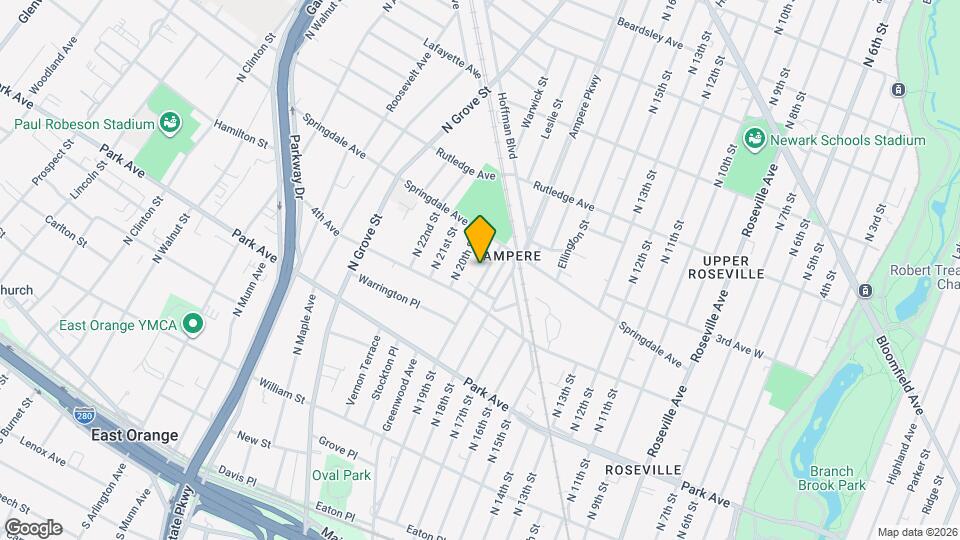 245 N 19th St Map and Location Details