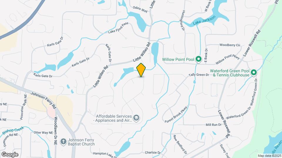 1366 Lake Colony Dr Mapa y Detalles de la Ubicación