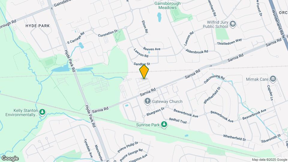 925 Manhattan Way Map and Location Details