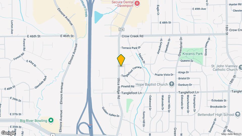 4155 Utica Ridge Rd Map and Location Details