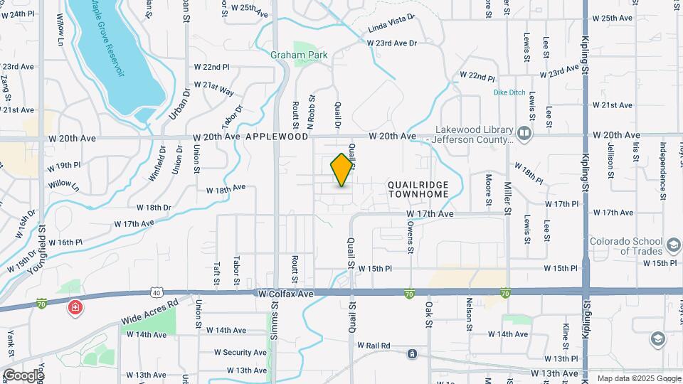 1729 Quail St Map and Location Details