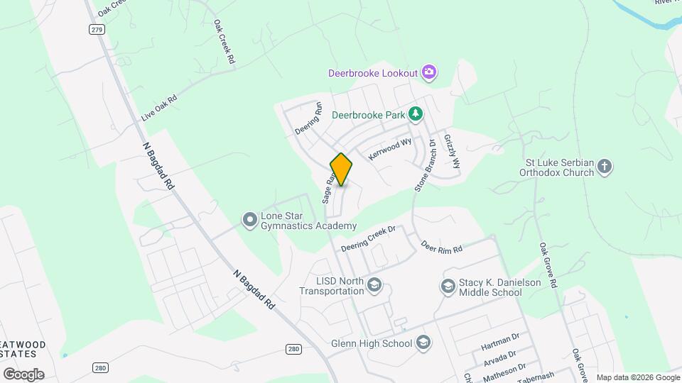 2705 Brushwood Mdw Map and Location Details