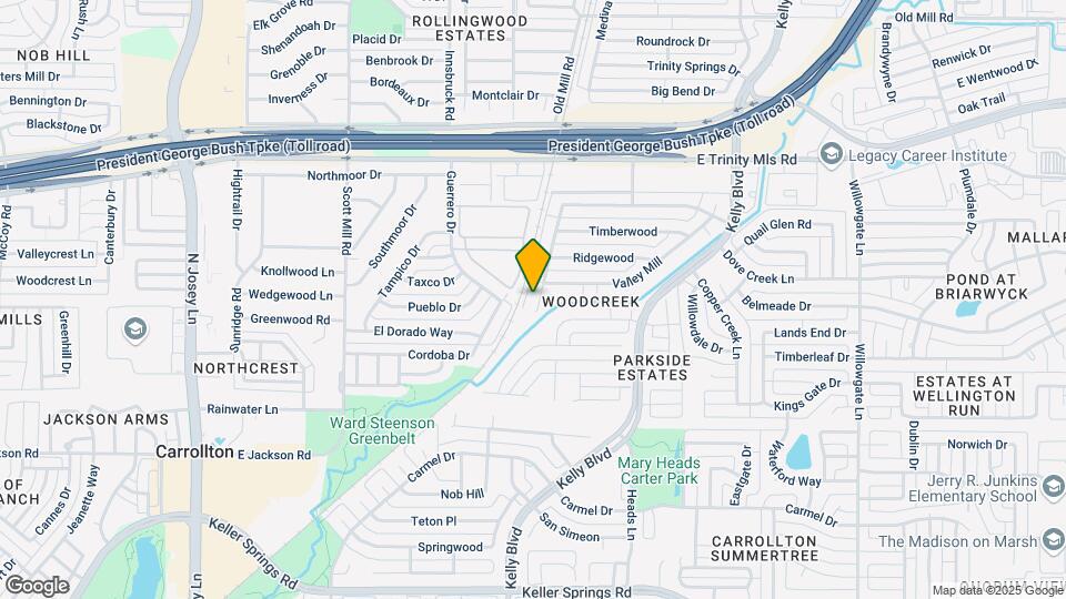 2201 Woodcreek St Mapa y Detalles de la Ubicación