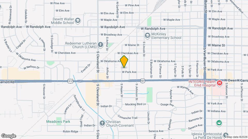 429 S Hayes St Map and Location Details