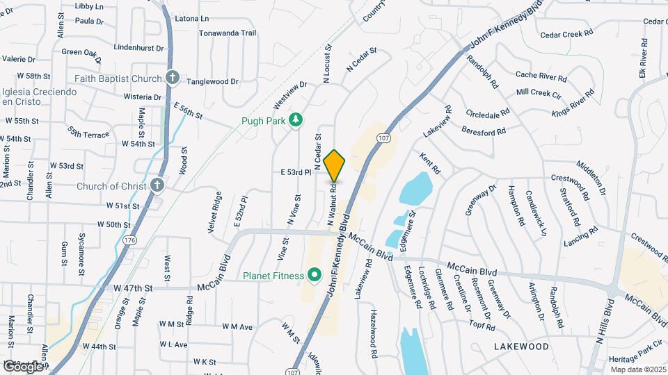 5202 N Walnut Rd Map and Location Details