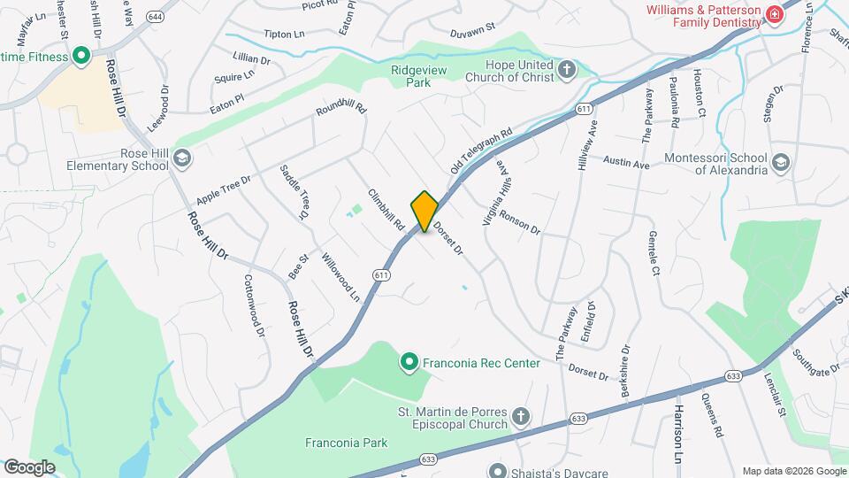 6403 Wilcox Ct Map and Location Details