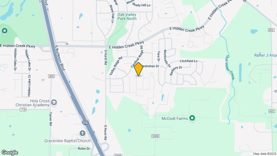 1029 English Oak Dr Map and Location Details