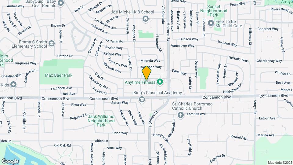 1637 Catalina Ct Map and Location Details