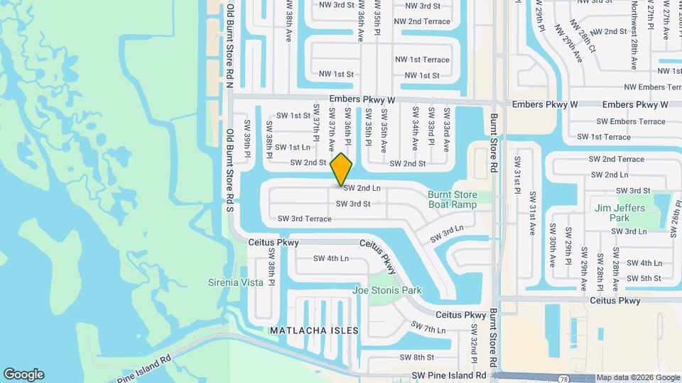 3618 SW 2nd Ln Map and Location Details