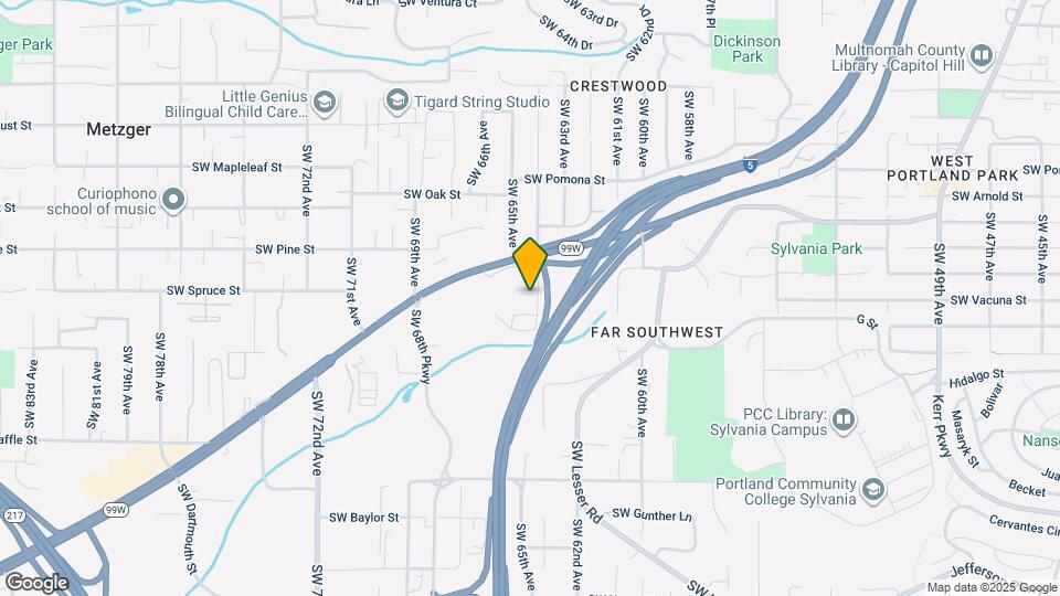11551 SW 64th Ave Map and Location Details