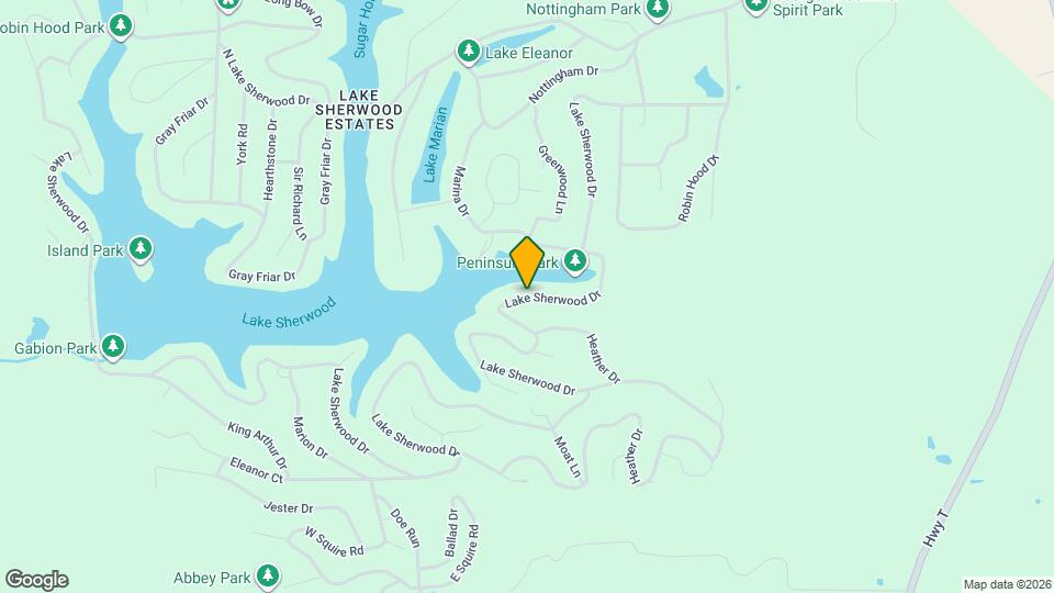 1357 Lake Sherwood Dr Mapa y Detalles de la Ubicación