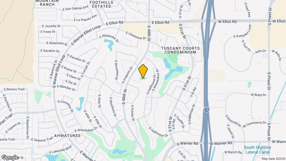 11625 S Mohave St Map and Location Details