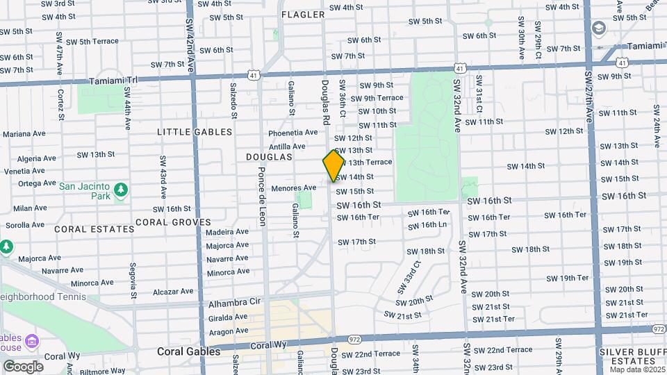 1431 SW 37th Ave-Unit -1 Mapa y Detalles de la Ubicación