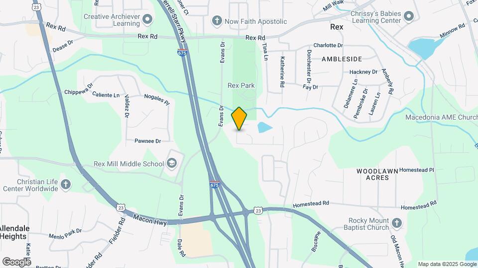 3442 Creekview Dr Map and Location Details