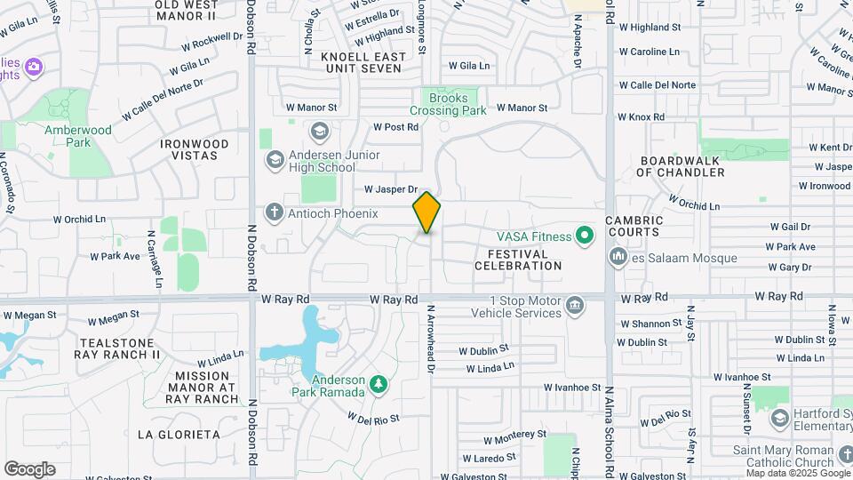 1510 W Gail Dr Map and Location Details
