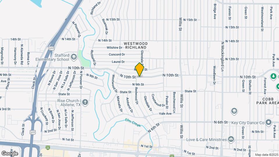 3749 N 10th St Map and Location Details