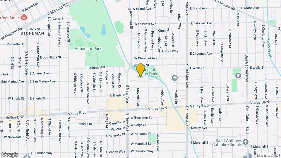 1320 Stevens Ave Map and Location Details
