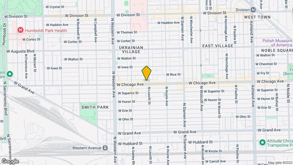 2204 W Chicago Ave Map and Location Details