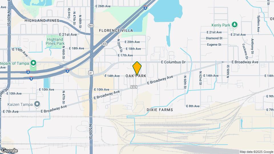 5401 E 14th Ave Map and Location Details