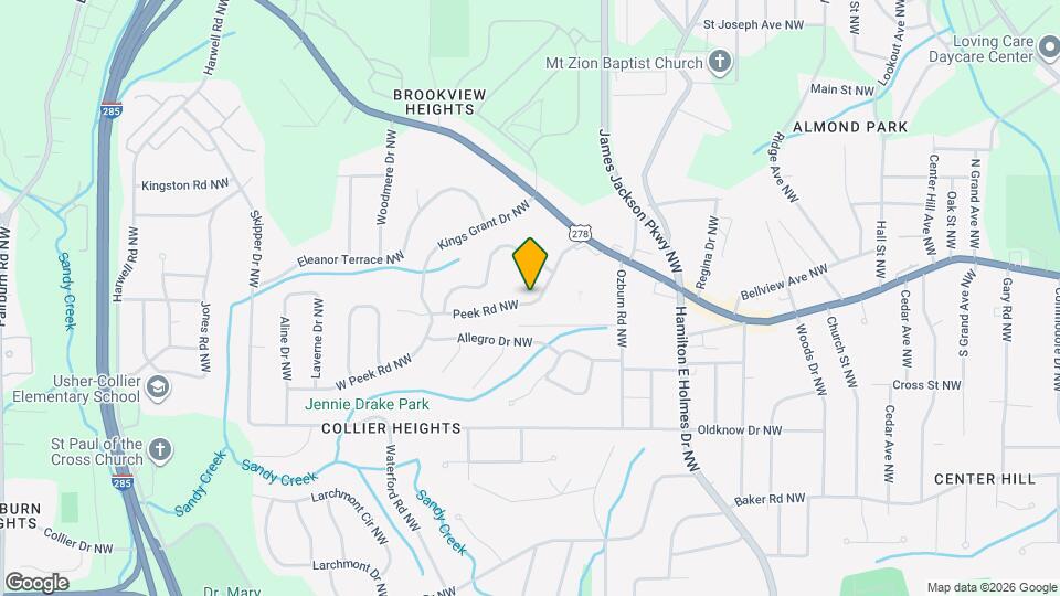 2835 W Peek Rd NW Map and Location Details