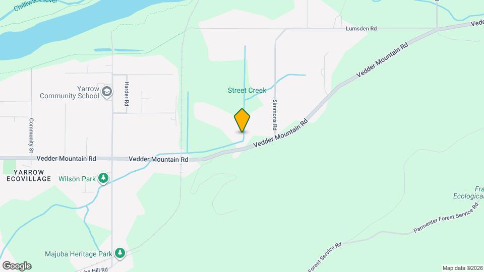 43025 Vedder Mountain Rd Map and Location Details